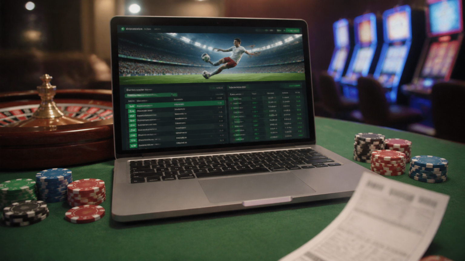 Schermata di scommesse online con accesso rapido e documenti